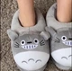Тапочки-кигуруми Аниме Котик Тоторо My Kigu Домашние Для Мальчика Мягкие Плюшевые Серый 35-41 (М13016) - изображение 4