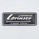 Эмблема алюминиевая Lorinser Limited Edition Mercedes Benz (чёрный) 8.0*3.0 см - изображение 3