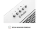 Витяжка Perfelli BI 5684 WH 1000 LED - изображение 6
