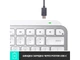 Клавіатура Logitech MX Keys Mini Minimalist US Pale Grey (920-010499) - зображення 7