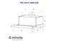 Витяжка Minola HTL 5614 WH 1000 LED - изображение 10