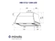 Витяжка Minola HBI 5722 BL 1200 LED - зображення 10