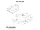 Витяжка плоска Minola HTL 614 WH 450 LED - зображення 2
