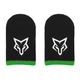 Напальчники Sarafox v1 Carbon Wasp Feelers игровые от пота для пабга игры на телефоне пубг pubg mobile 2 шт Черный с зеленым - изображение 2