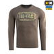 Футболка довгий рукав M-Tac Logo Dark Olive S 80067048-S - зображення 2