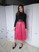 Спідниця жіноча пліссе на поясі Pinko Рожева 14369 S (42-44) - зображення 8