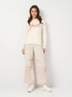 Худи женское GANT Reg Script Hoodie 4201252-130 XS Белое (7325707719356) - изображение 3