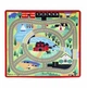 Напольный игровой коврик с машинками Городская дорога 110х120 см Melissa&Doug MD19400 - изображение 1