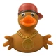 Стильна тематична гумова качечка FunnyDucks "Репер" F1879 - зображення 1