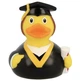 Стильная тематическая резиновая уточка FunnyDucks "Выпускник" L1887 - изображение 5