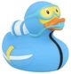 Стильна тематична гумова качечка FunnyDucks "Аквалангіст" L1863 - зображення 1