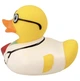 Стильна тематична гумова качечка FunnyDucks "Лікар" L1859 - зображення 4