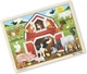 Деревянный пазл в рамке Melissa & Doug «Ферма» 24 элемента MD19061 - изображение 2