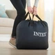 Велюровый надувной матрас для отдыха и сна Intex двойной с электронасосом 152х236х46см 64428 - изображение 4