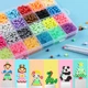 Розвиваюча мозаїка "Аквамозаіка XOKO Перлина NEON" 5500 кульок 26 аксессуарів - зображення 5