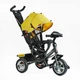 Детский трехколесный велосипед Best Trike интерактивный EVA колеса желтый с черной базой 6588 / 69-584 - изображение 1
