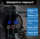 Перкуссионный массажер для тела / ног / рук Fiber массажный ударный пистолет + 6 насадок и чехол, черный (93762989) - изображение 3