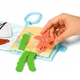 М'яка книжка сенсорна розкладачка для новонароджених BabyOno Морський світ - зображення 4