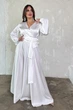 Платье Jadone Fashion Шико 3XL белое - изображение 3