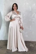 Платье Jadone Fashion Шико 4XL бежевое - изображение 3