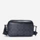 Сумка кросс-боди через плечо мужская из натуральной кожи Coach Graham Crossbody In Signature Canvas BG-COA-1 Черная (195031244568) - изображение 3