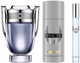 Zestaw męski Paco Rabanne Invictus Woda toaletowa 100 ml + Dezodorant 150 ml + Miniatura Woda toaletowa 10 ml (3349668635115) - obraz 2