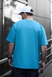 Футболка Staff blue turquoise oversize XS - зображення 2