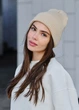 Жіноча шапка Staff 2 beige basic One Size - изображение 3