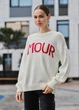 Жіноча в'язана кофта Staff amour milk oversize XS-S - зображення 1
