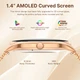 Розумний Смарт Годинник Рожевий Жіночий Smart Milano Gold Rubber, 2 Ремінці (305761) - зображення 12