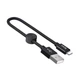 Кабель Hoco X21 Plus Silicone Lightning Black 0.25m 59443 - изображение 2