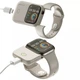Портативний ЗП Charging Soft Case for Apple Watch 49mm 1200 mAh Moon White - зображення 5