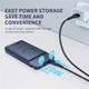 Портативний ЗП Power Bank JJT-MP01 2in1 20W з БЗП+iWatch 10000 mAh Black - зображення 4