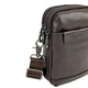 Шкіряна маленька сумка через плече Tiding Bag 1631A коричневий - изображение 7