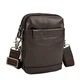 Шкіряна маленька сумка через плече Tiding Bag 1631A коричневий - изображение 9