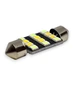 Двухцветная светодиодная лампа C5W Festoon 12SMD 3030 12V 36мм с обманкой Белый Жёлтый свет (31517) - изображение 3