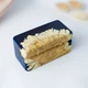 Деревянная коробочка-шкатулка для свадебных обручальных колец из эпоксидной смолы на свадьбу Unity Blue двух - изображение 7