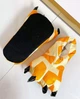 Капці з кігтями лапи кігурумі Kigurumi Домашні Для дівчаток Жовтий з помаранчевим Жираф Плюшеві Тканинні 35-38 (3048/1) - зображення 3