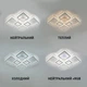 Управляемая светодиодная СМАРТ люстра ESLLSE OVAL ICE RGB 120Вт 7S 960x750x110мм Белая - изображение 2
