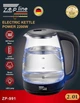 Чайник электрический стеклянный электрочайник с LED подсветкой Z.e.p line ZP 991 2 л 2200 Вт Черный - изображение 2