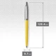 Ручка кулькова Parker JOTTER 17 Plastic Yellow CT BP (15 332) - изображение 3