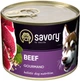Вологий корм для дорослих собак Savory з яловичиною 200 г (4820232630426) - изображение 1