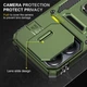 Ударопрочный чехол Camshield Army Ring для Xiaomi Redmi Note 13 4G (Оливковый) - изображение 4