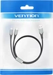 Кабель Vention USB 2.0 AM - 2xType-C M, 1.0 м Y-Splitter Charging Cable 2.4А 480Mbps Aluminum Alloy (CQOHF) - зображення 3