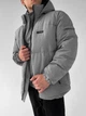 Куртка зимняя мужская Bezbrend XL светло-серая - изображение 3