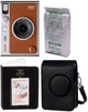 Набор Fujifilm INSTAX MINI EVO Hybrid Brown фотокамера мгновенной печати / картриджи 10 фото / чехол черный / фотоальбом - изображение 1