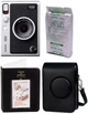 Набор Fujifilm INSTAX MINI EVO Hybrid Black черная фотокамера мгновенной печати / картриджи 10 фото / чехол черный / фотоальбом / подарочная упаковка - изображение 1