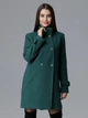 Płaszcz damski elegancki Figl M623 XL Zielony (5902194357272) - obraz 1
