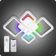 Люстра світлодіодна 517 Xlight RGB з пультом 90Вт Білий (02032) - зображення 1