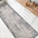 Прорезиненный Безворсовый Коврик на Кухню Kitchen 19726811 Серый 67х120 см - изображение 1